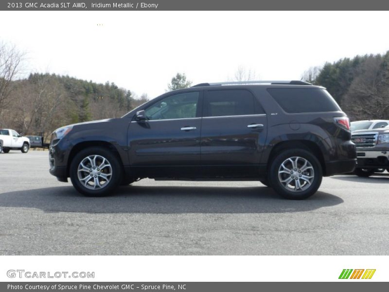 Iridium Metallic / Ebony 2013 GMC Acadia SLT AWD