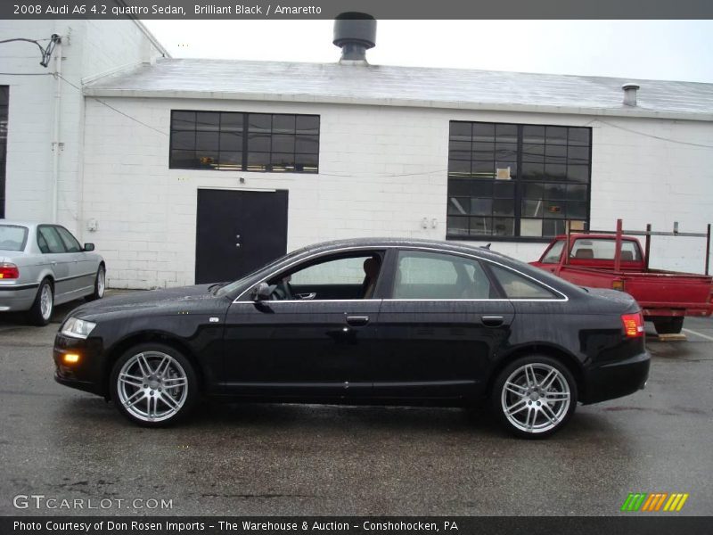 Brilliant Black / Amaretto 2008 Audi A6 4.2 quattro Sedan