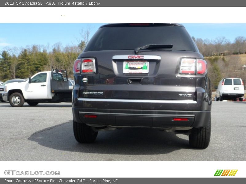 Iridium Metallic / Ebony 2013 GMC Acadia SLT AWD