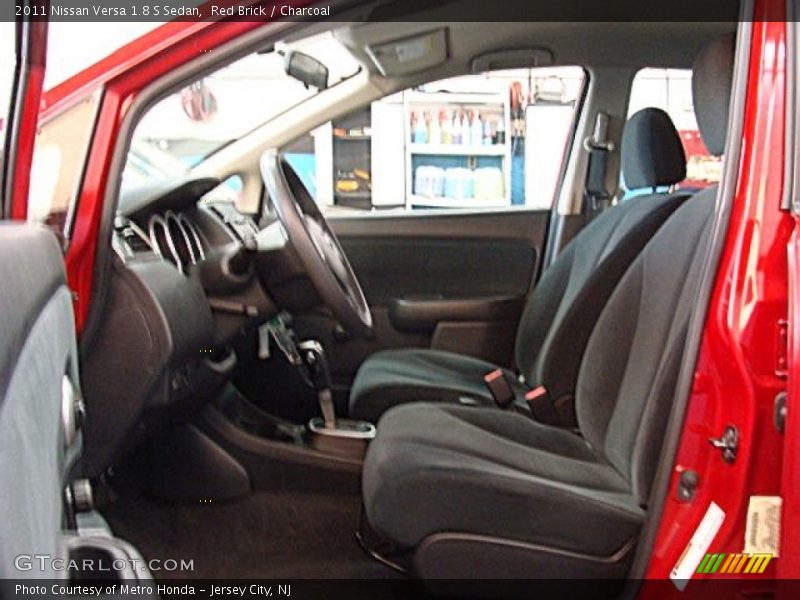 Red Brick / Charcoal 2011 Nissan Versa 1.8 S Sedan