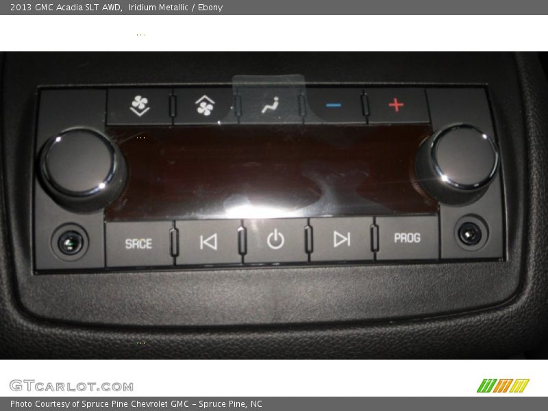 Controls of 2013 Acadia SLT AWD