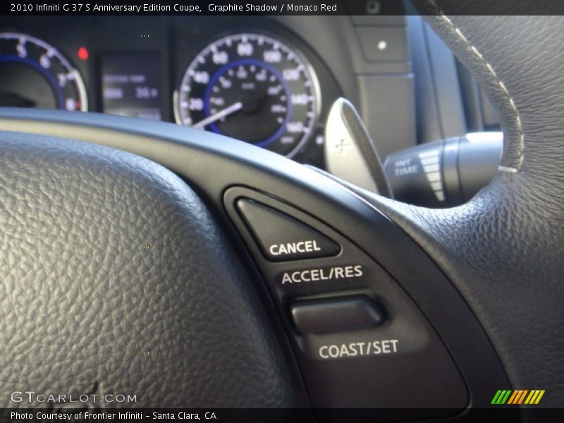 Graphite Shadow / Monaco Red 2010 Infiniti G 37 S Anniversary Edition Coupe
