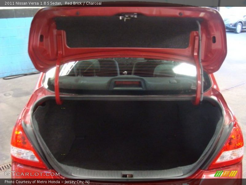 Red Brick / Charcoal 2011 Nissan Versa 1.8 S Sedan