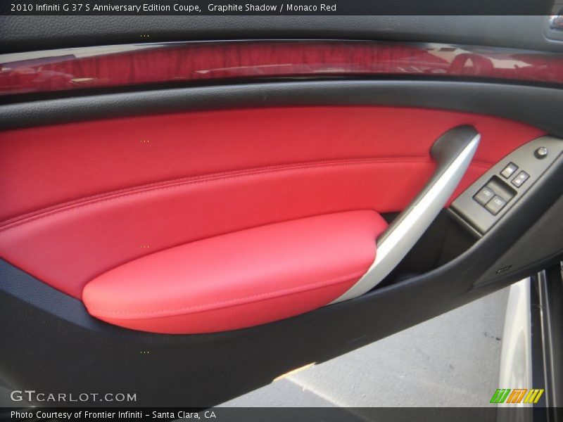 Graphite Shadow / Monaco Red 2010 Infiniti G 37 S Anniversary Edition Coupe