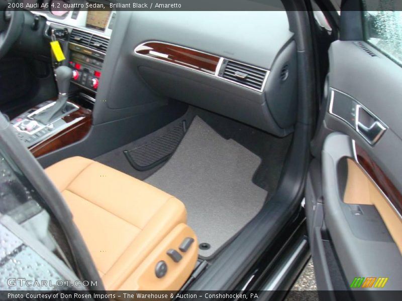 Brilliant Black / Amaretto 2008 Audi A6 4.2 quattro Sedan