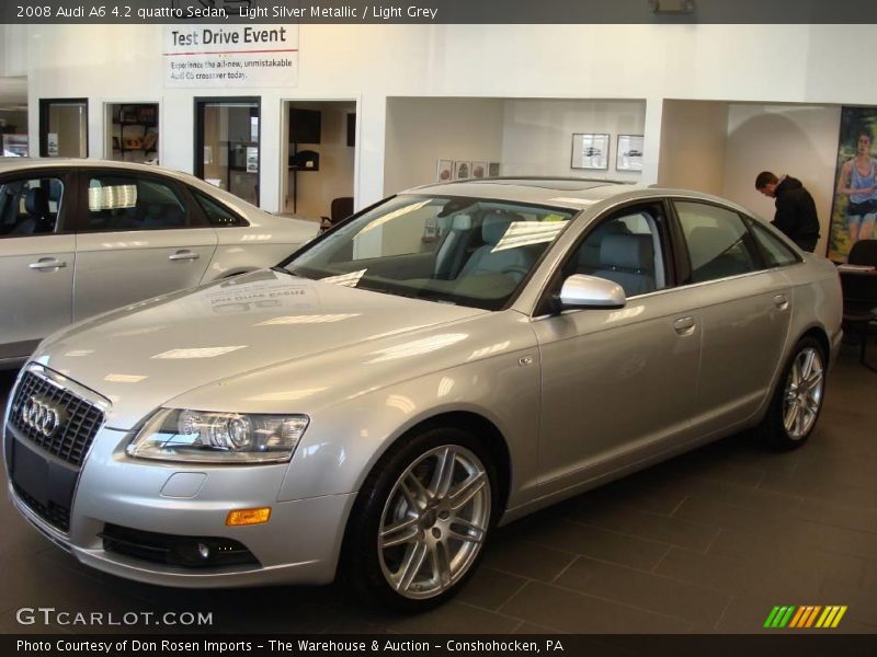 Light Silver Metallic / Light Grey 2008 Audi A6 4.2 quattro Sedan