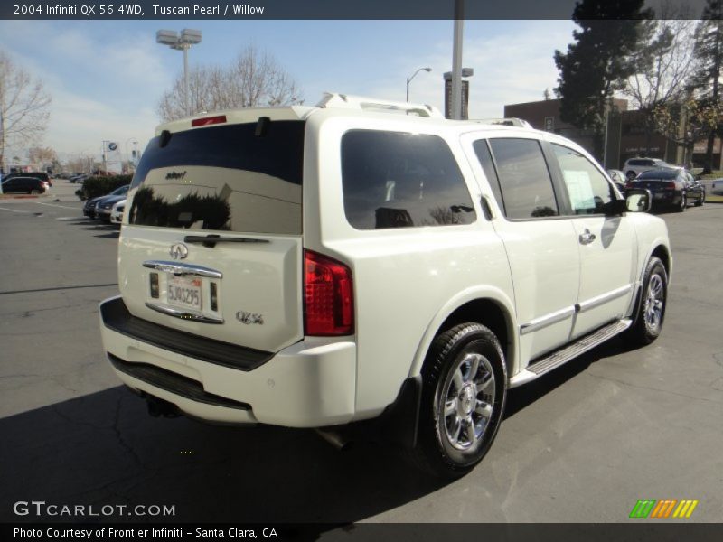 Tuscan Pearl / Willow 2004 Infiniti QX 56 4WD