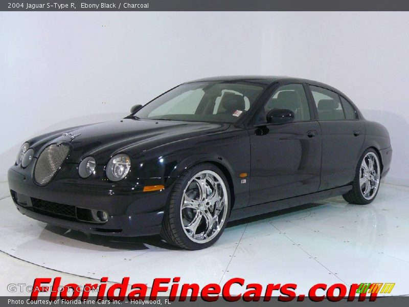 Ebony Black / Charcoal 2004 Jaguar S-Type R