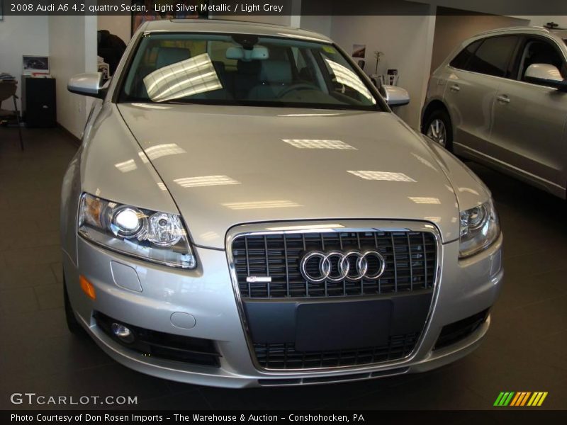 Light Silver Metallic / Light Grey 2008 Audi A6 4.2 quattro Sedan