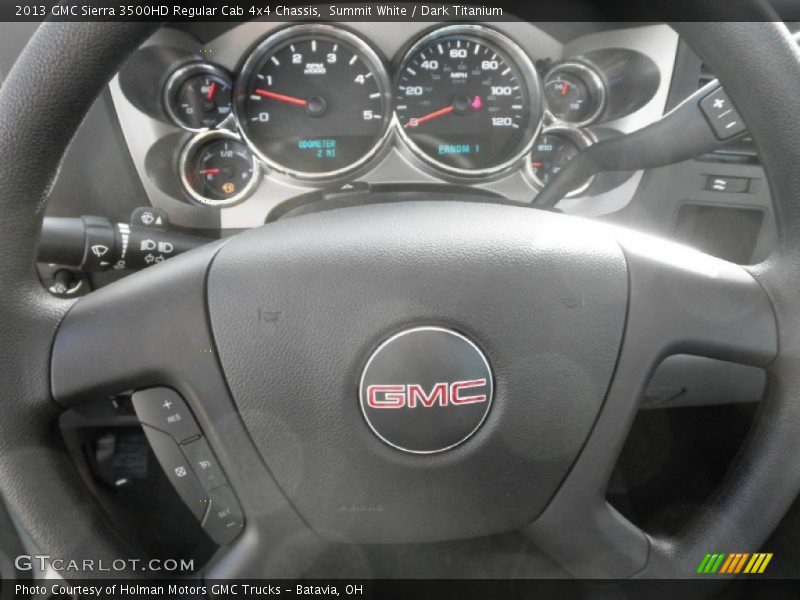  2013 Sierra 3500HD Regular Cab 4x4 Chassis Steering Wheel