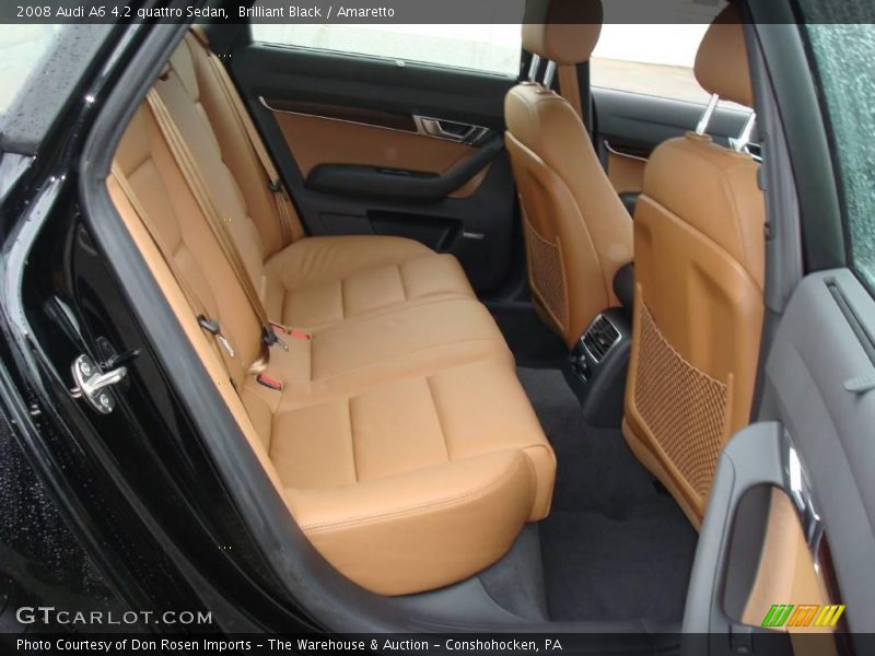 Brilliant Black / Amaretto 2008 Audi A6 4.2 quattro Sedan