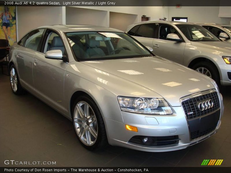 Light Silver Metallic / Light Grey 2008 Audi A6 4.2 quattro Sedan