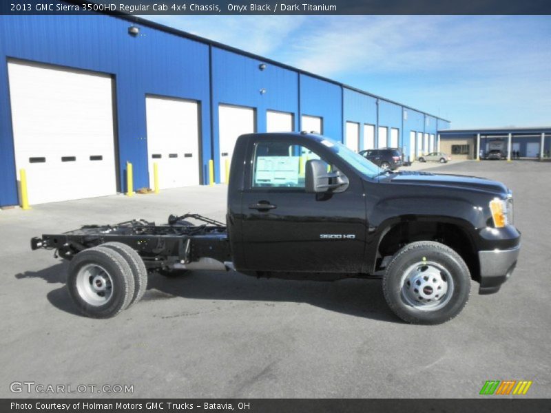  2013 Sierra 3500HD Regular Cab 4x4 Chassis Onyx Black