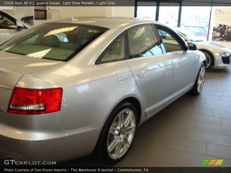 Light Silver Metallic / Light Grey 2008 Audi A6 4.2 quattro Sedan