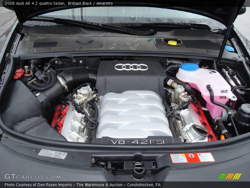 Brilliant Black / Amaretto 2008 Audi A6 4.2 quattro Sedan