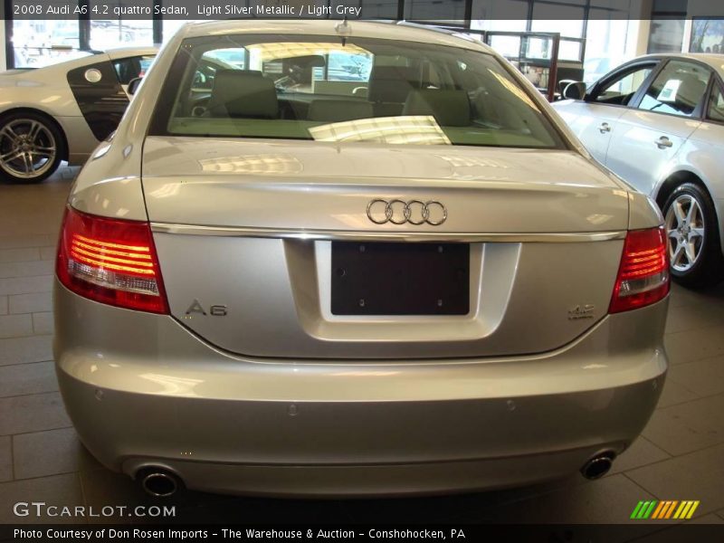 Light Silver Metallic / Light Grey 2008 Audi A6 4.2 quattro Sedan