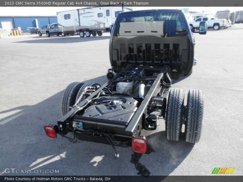 Onyx Black / Dark Titanium 2013 GMC Sierra 3500HD Regular Cab 4x4 Chassis