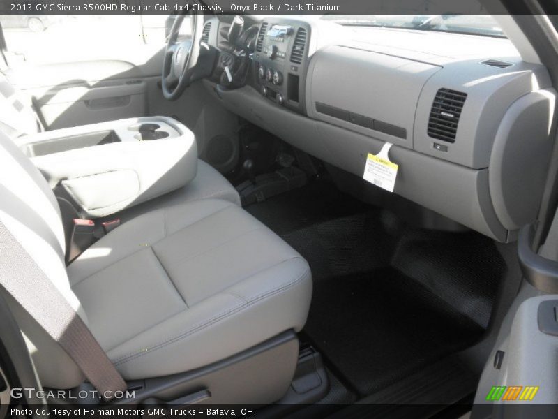 Onyx Black / Dark Titanium 2013 GMC Sierra 3500HD Regular Cab 4x4 Chassis