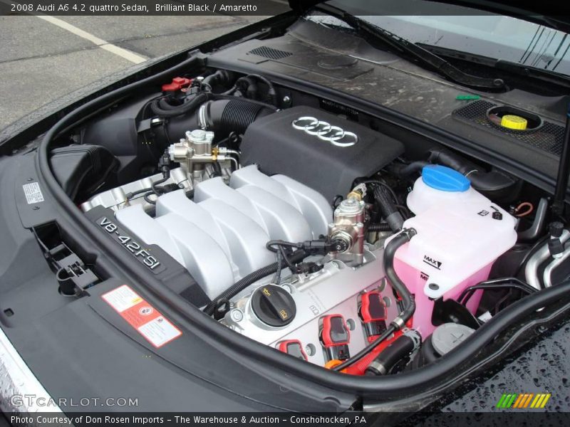 Brilliant Black / Amaretto 2008 Audi A6 4.2 quattro Sedan