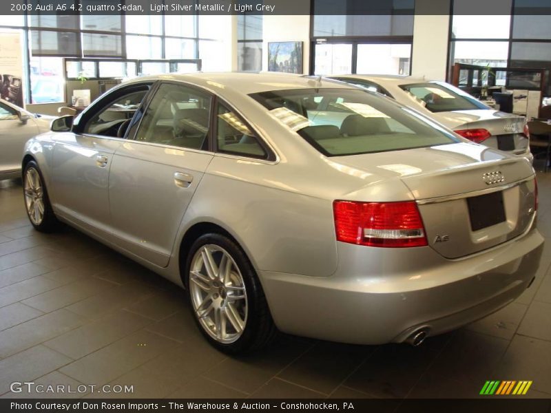 Light Silver Metallic / Light Grey 2008 Audi A6 4.2 quattro Sedan