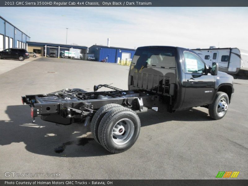  2013 Sierra 3500HD Regular Cab 4x4 Chassis Onyx Black