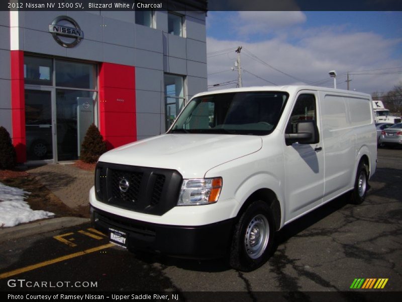 Blizzard White / Charcoal 2012 Nissan NV 1500 SV