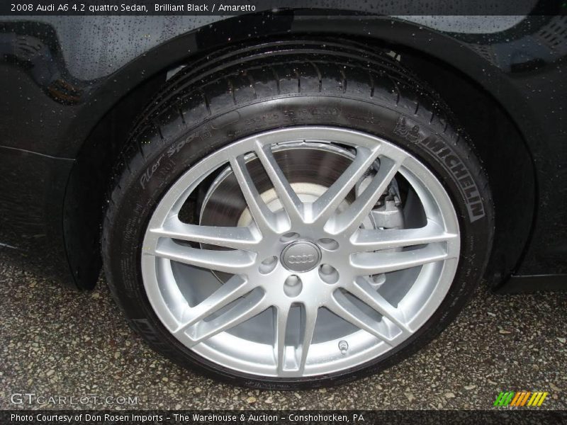 Brilliant Black / Amaretto 2008 Audi A6 4.2 quattro Sedan
