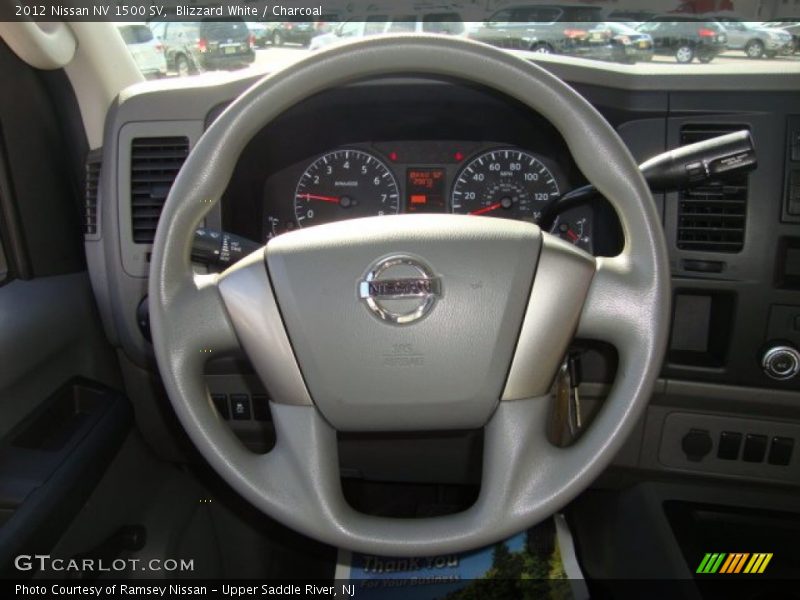 Blizzard White / Charcoal 2012 Nissan NV 1500 SV