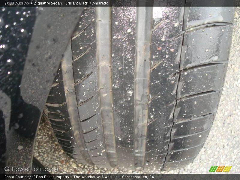 Brilliant Black / Amaretto 2008 Audi A6 4.2 quattro Sedan