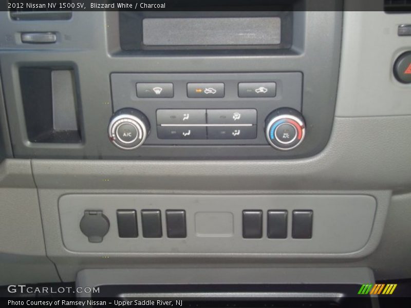 Blizzard White / Charcoal 2012 Nissan NV 1500 SV