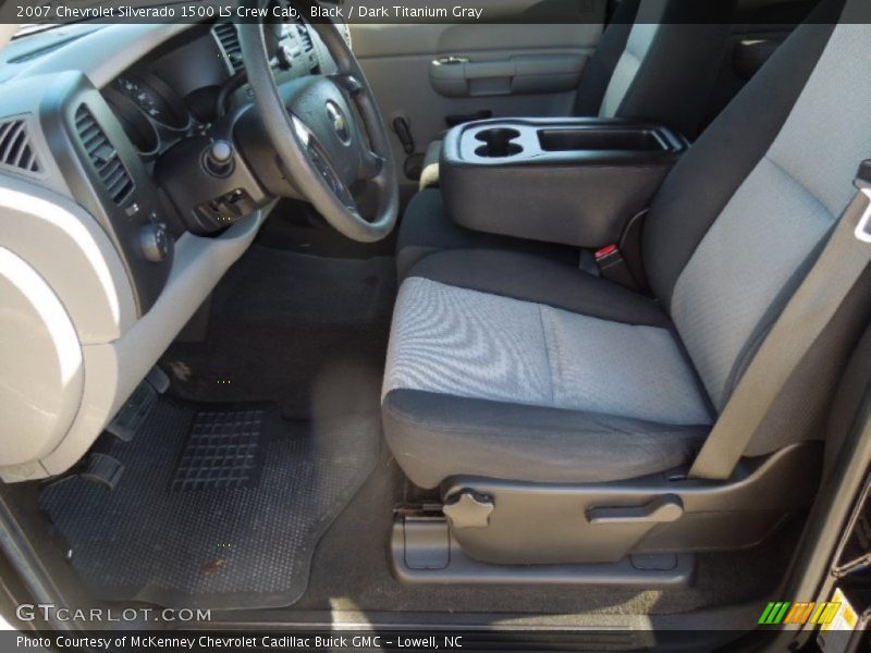  2007 Silverado 1500 LS Crew Cab Dark Titanium Gray Interior