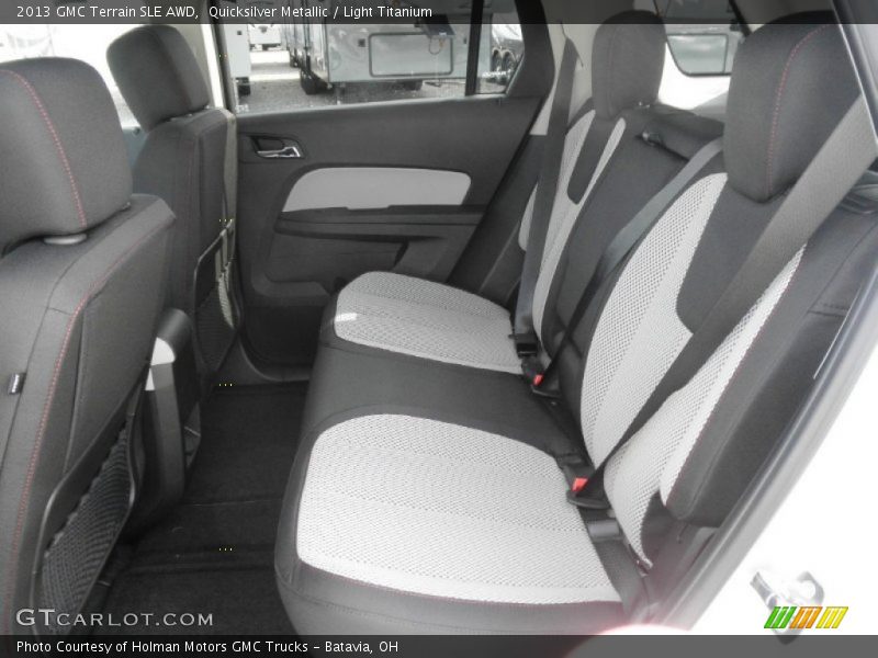 Rear Seat of 2013 Terrain SLE AWD