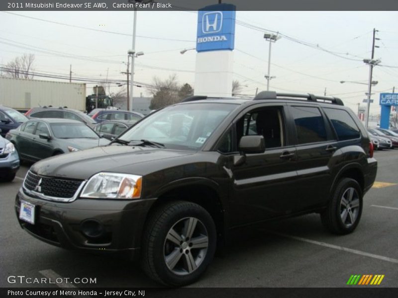 Carbon Pearl / Black 2011 Mitsubishi Endeavor SE AWD