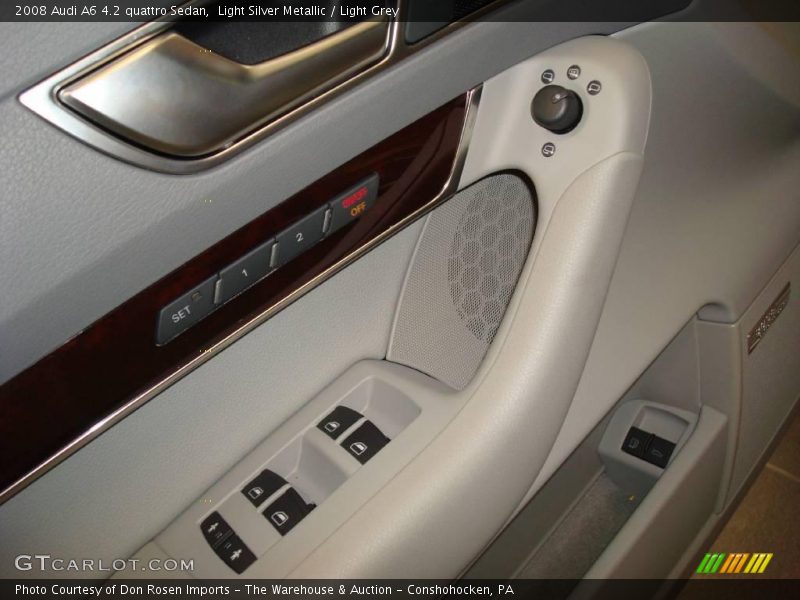 Light Silver Metallic / Light Grey 2008 Audi A6 4.2 quattro Sedan