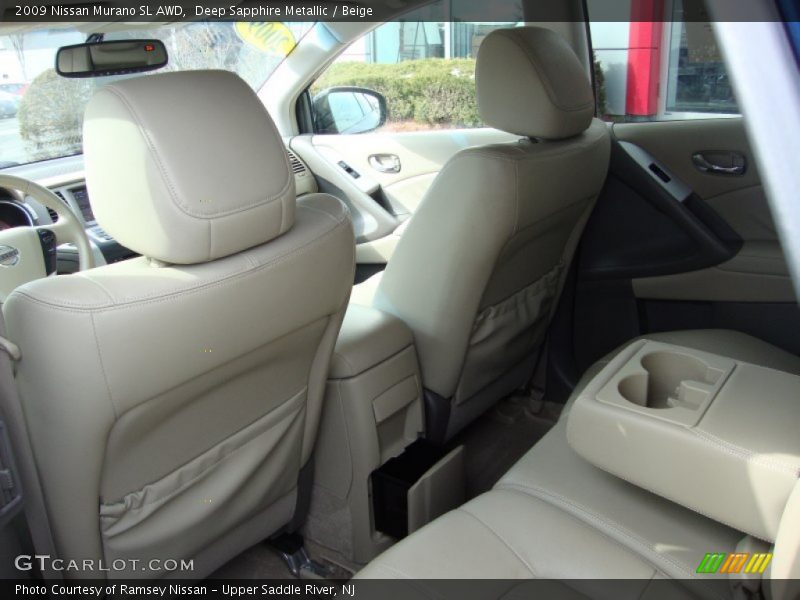 Deep Sapphire Metallic / Beige 2009 Nissan Murano SL AWD