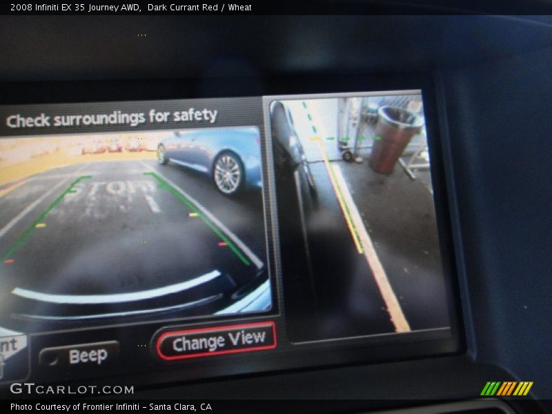Dark Currant Red / Wheat 2008 Infiniti EX 35 Journey AWD