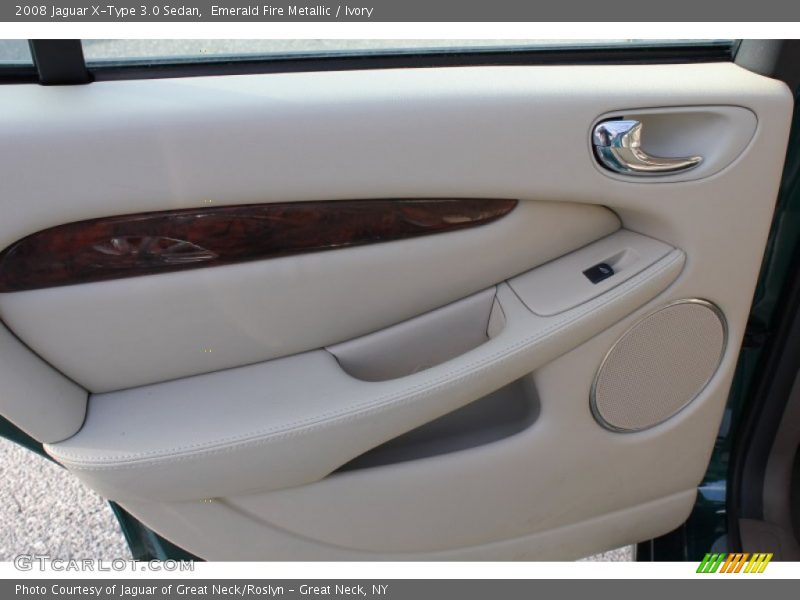 Emerald Fire Metallic / Ivory 2008 Jaguar X-Type 3.0 Sedan