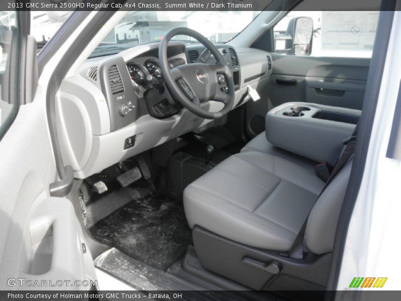 Dark Titanium Interior - 2013 Sierra 2500HD Regular Cab 4x4 Chassis 