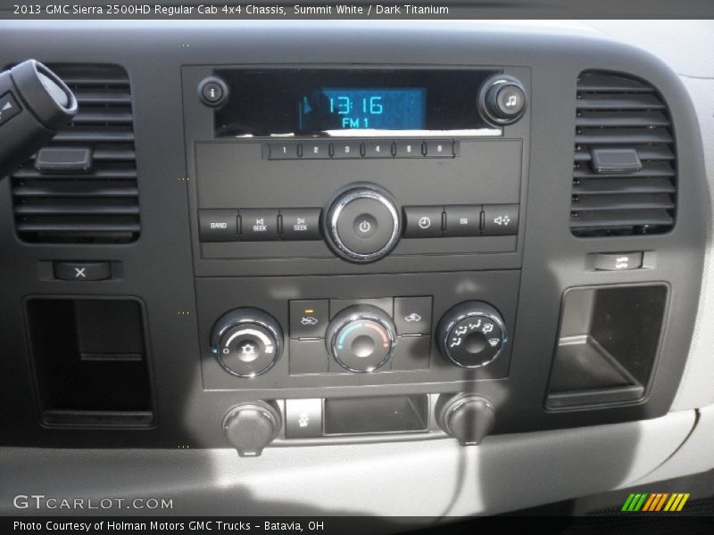 Controls of 2013 Sierra 2500HD Regular Cab 4x4 Chassis