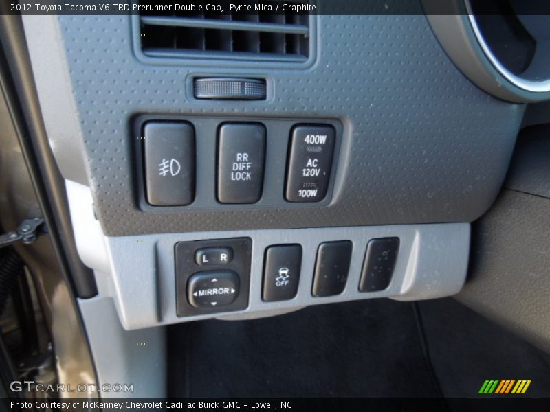 Controls of 2012 Tacoma V6 TRD Prerunner Double Cab