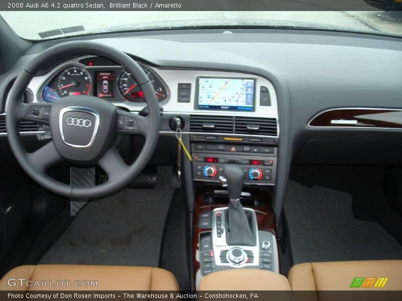 Brilliant Black / Amaretto 2008 Audi A6 4.2 quattro Sedan