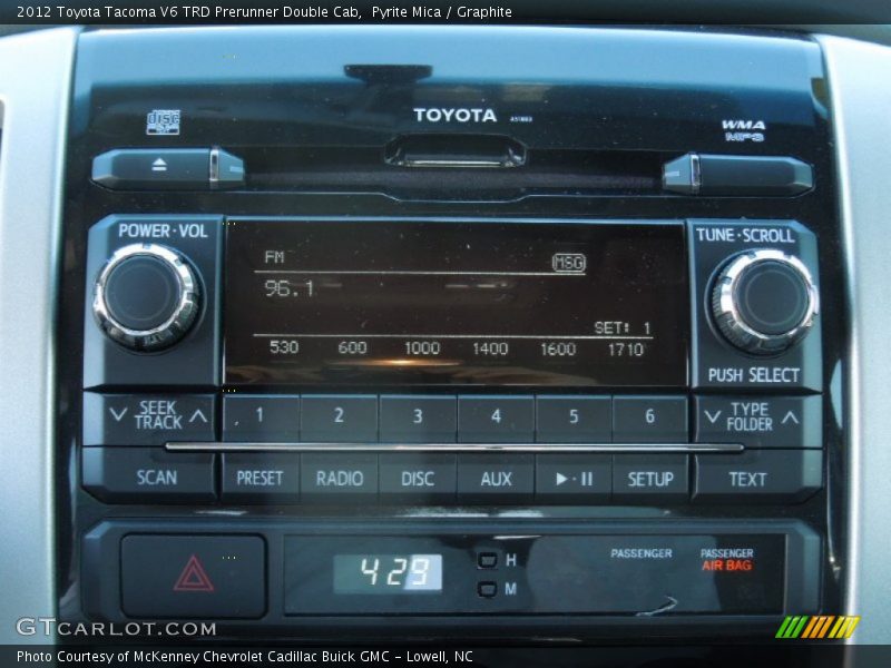 Audio System of 2012 Tacoma V6 TRD Prerunner Double Cab