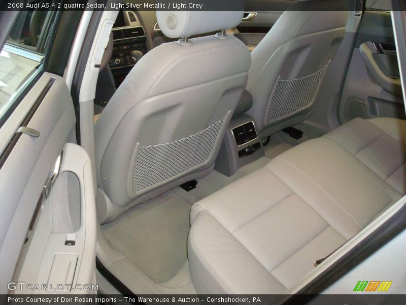 Light Silver Metallic / Light Grey 2008 Audi A6 4.2 quattro Sedan