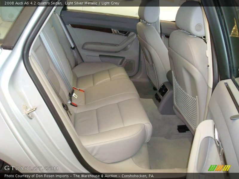 Light Silver Metallic / Light Grey 2008 Audi A6 4.2 quattro Sedan