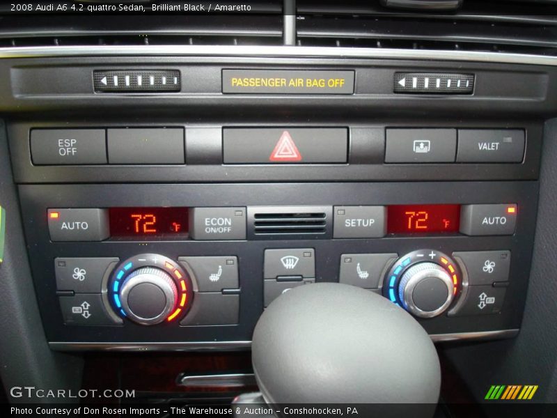 Brilliant Black / Amaretto 2008 Audi A6 4.2 quattro Sedan