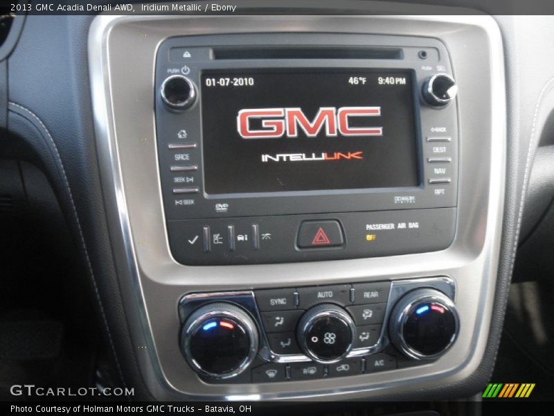 Controls of 2013 Acadia Denali AWD