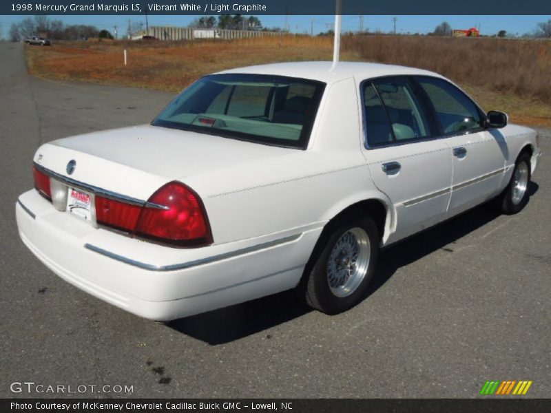Vibrant White / Light Graphite 1998 Mercury Grand Marquis LS