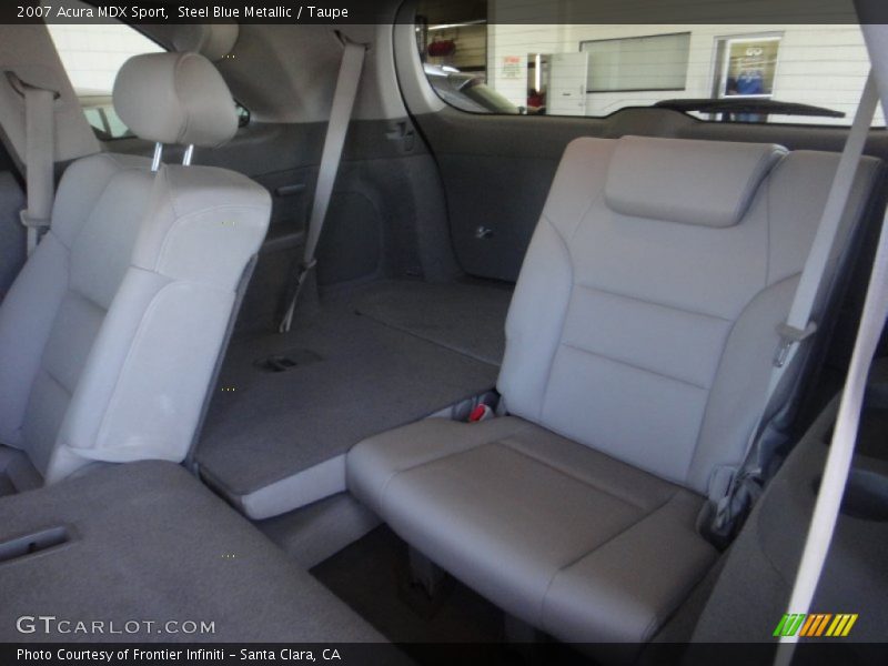 Steel Blue Metallic / Taupe 2007 Acura MDX Sport