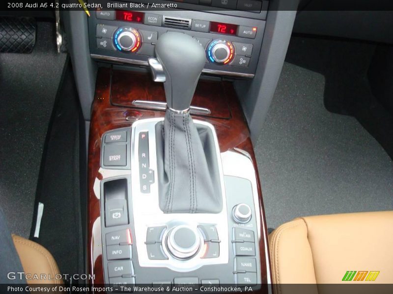 Brilliant Black / Amaretto 2008 Audi A6 4.2 quattro Sedan
