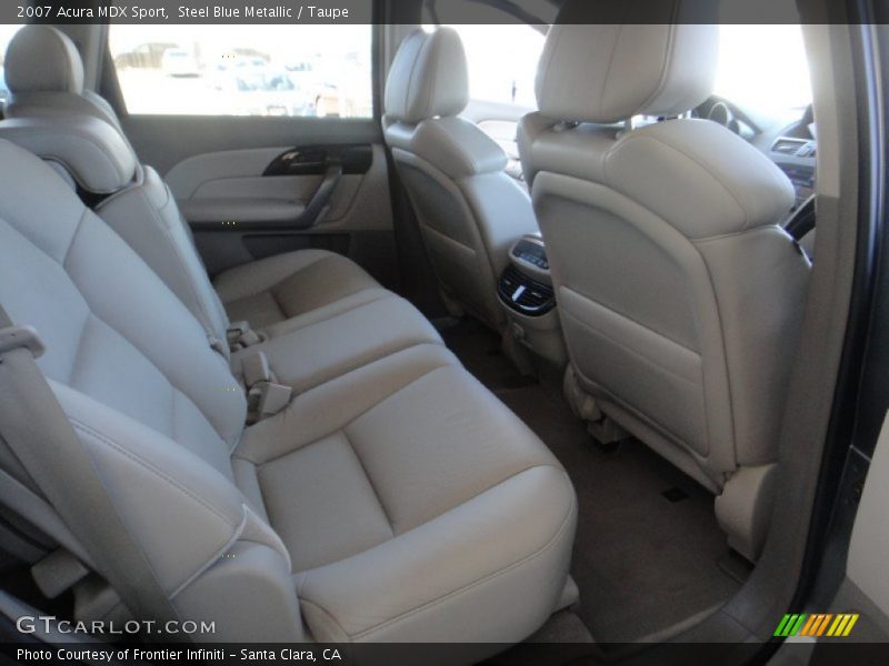Steel Blue Metallic / Taupe 2007 Acura MDX Sport